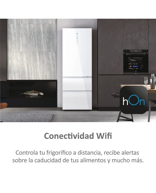 Frigorífico Combinado Haier HTW7720DNGW de 3 Portas, No Frost, Inverter e de 200,6 cm - Branco Cristal branco-7
