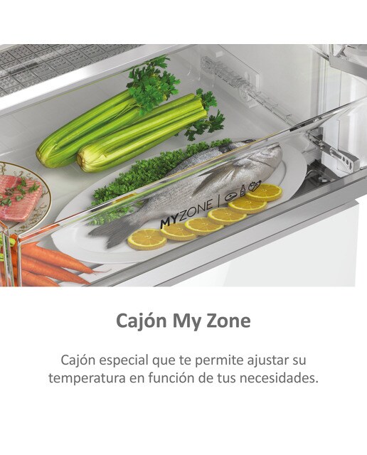 Frigorífico Combinado Haier HTW7720DNGW de 3 Portas, No Frost, Inverter e de 200,6 cm - Branco Cristal branco-9