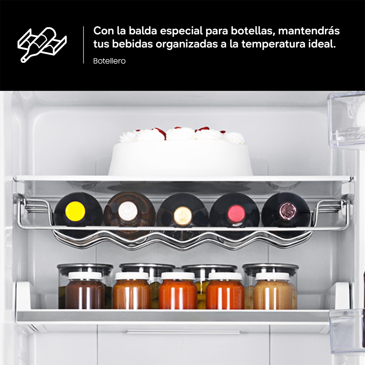 Frigorífico Combi Samsung con IA 185cm Balda Botellero 339L Clase E Inox RB33J3515S9/EF Inox-7