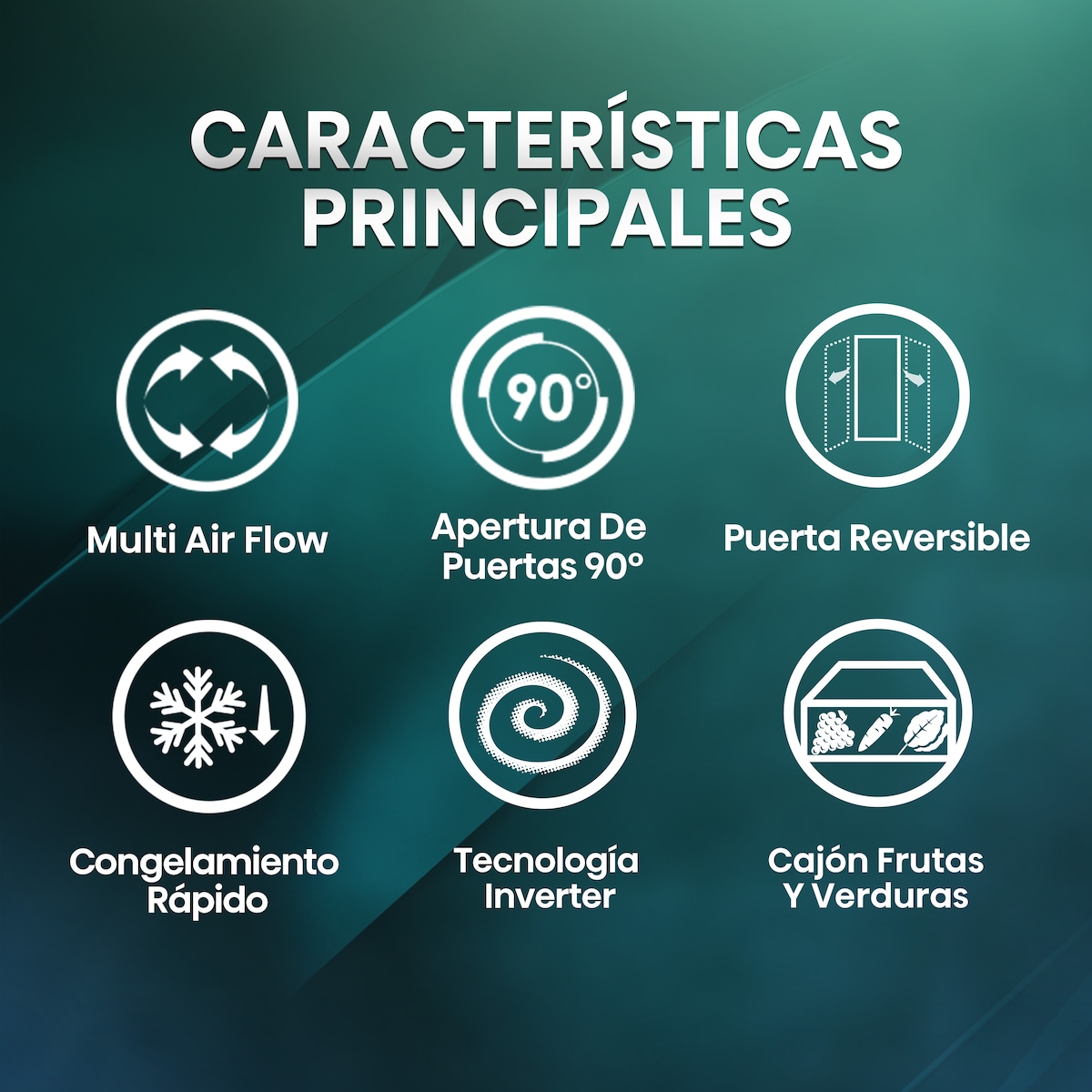 Frigorífico combi Hisense Total No Frost, Multi AirFlow - RB390N4BWC Blanco-3