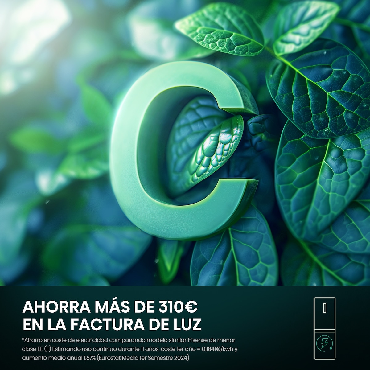 Frigorífico combi Hisense Total No Frost, Multi AirFlow - RB390N4BWC Blanco-4