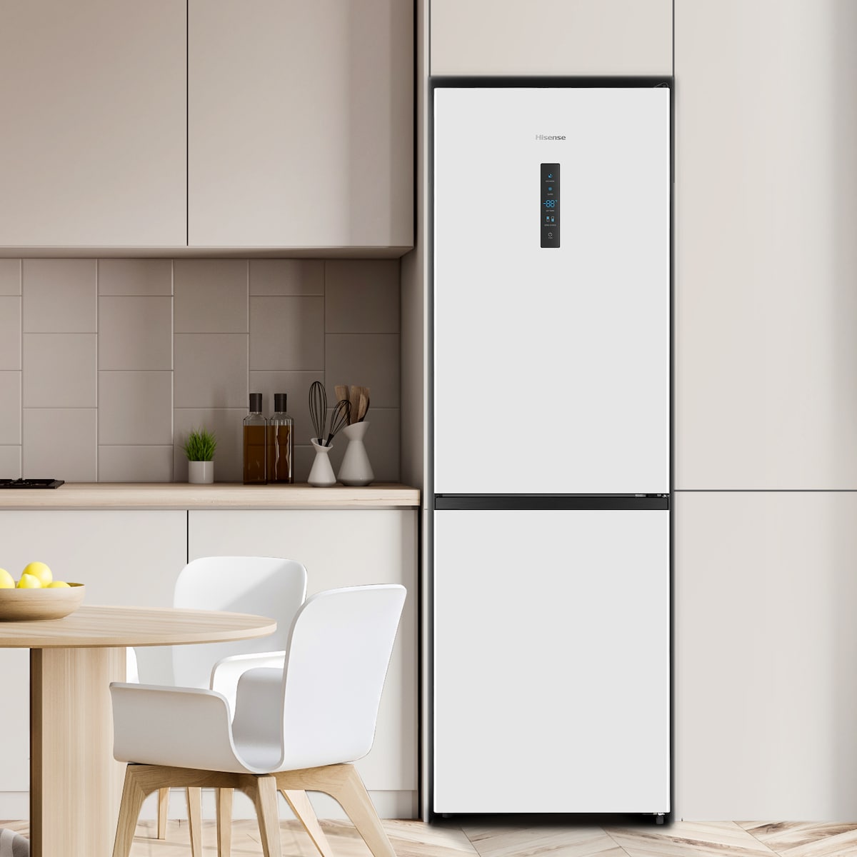 Frigorífico combi Hisense Total No Frost, Multi AirFlow - RB390N4BWC Blanco-6