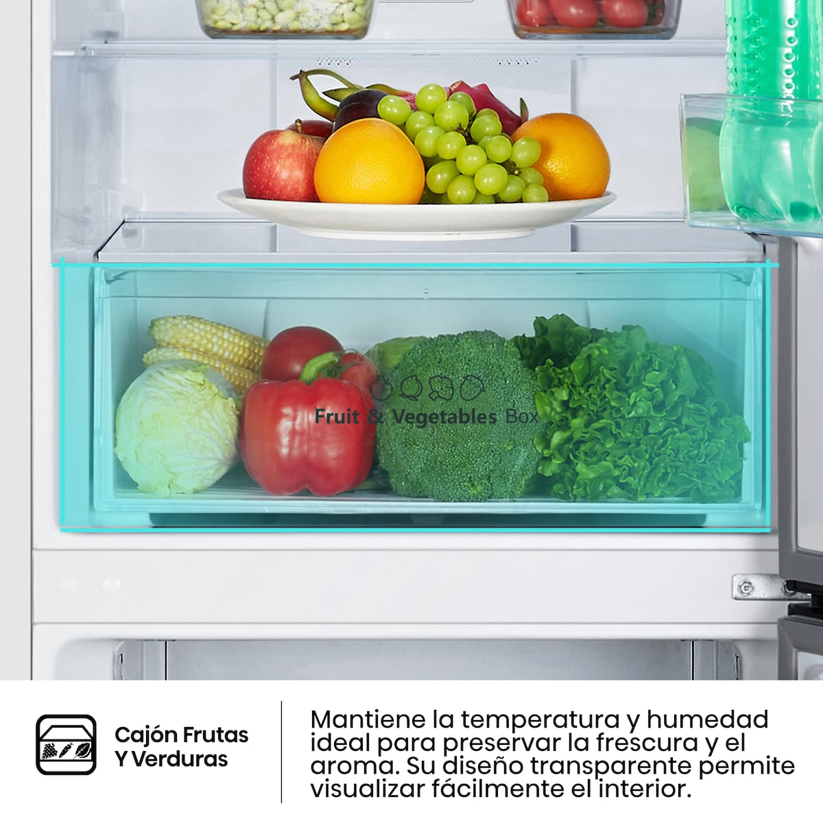 Frigorífico combi Hisense Total No Frost, Multi AirFlow - RB390N4BWC Blanco-12