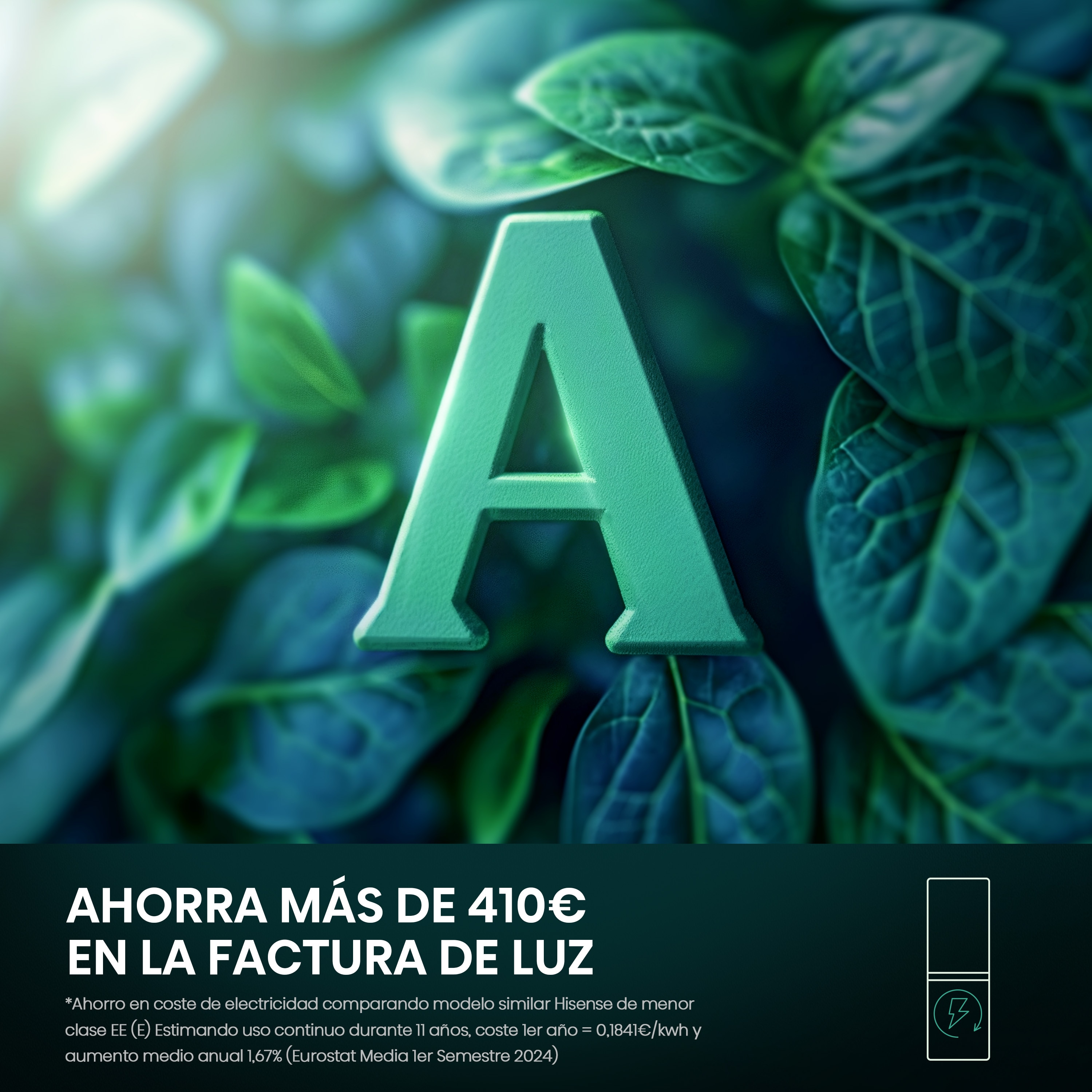 Frigorífico combi Hisense Total No Frost - RB440N4ACA Inox-4