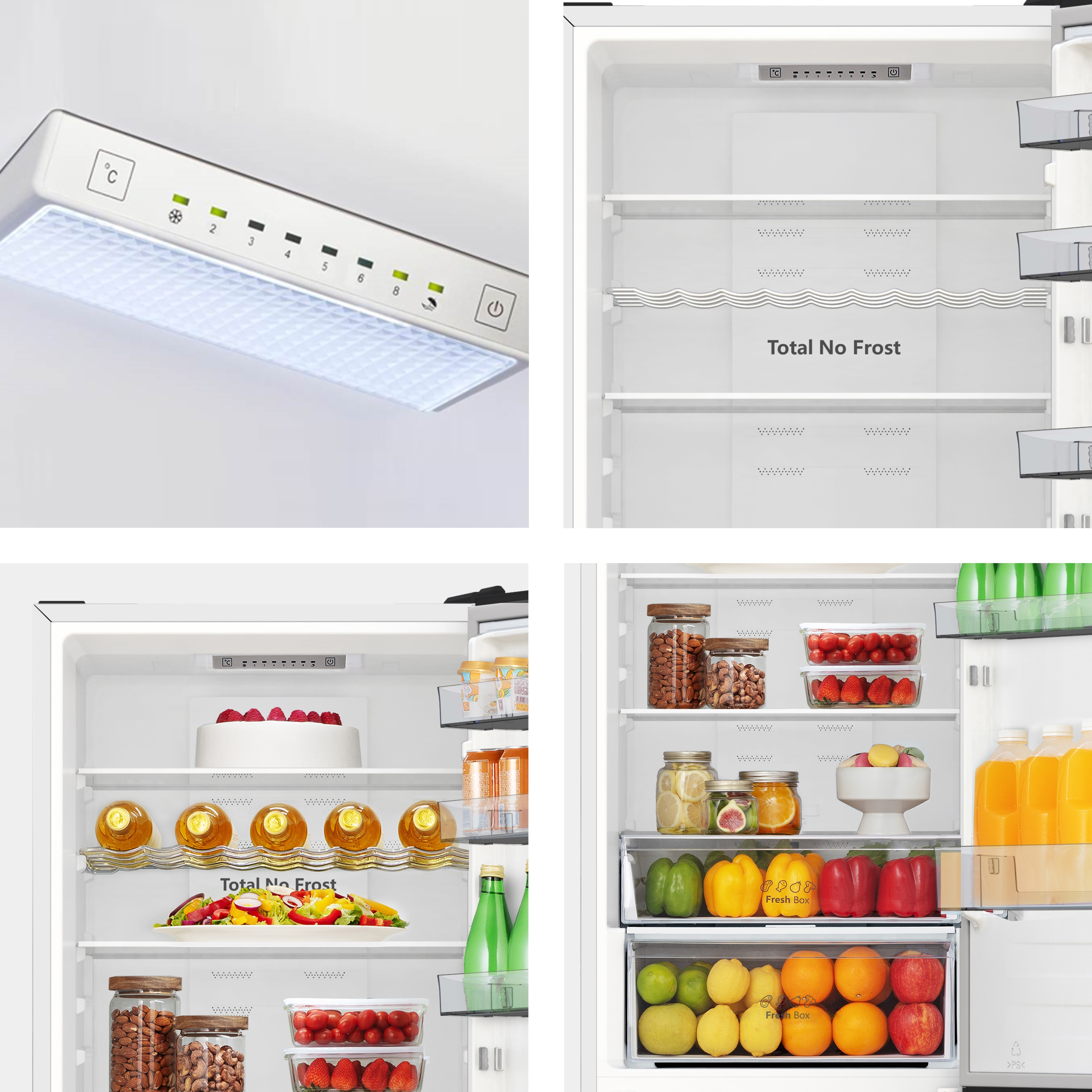 Frigorífico combi Hisense Total No Frost - RB440N4AWC Blanco-5