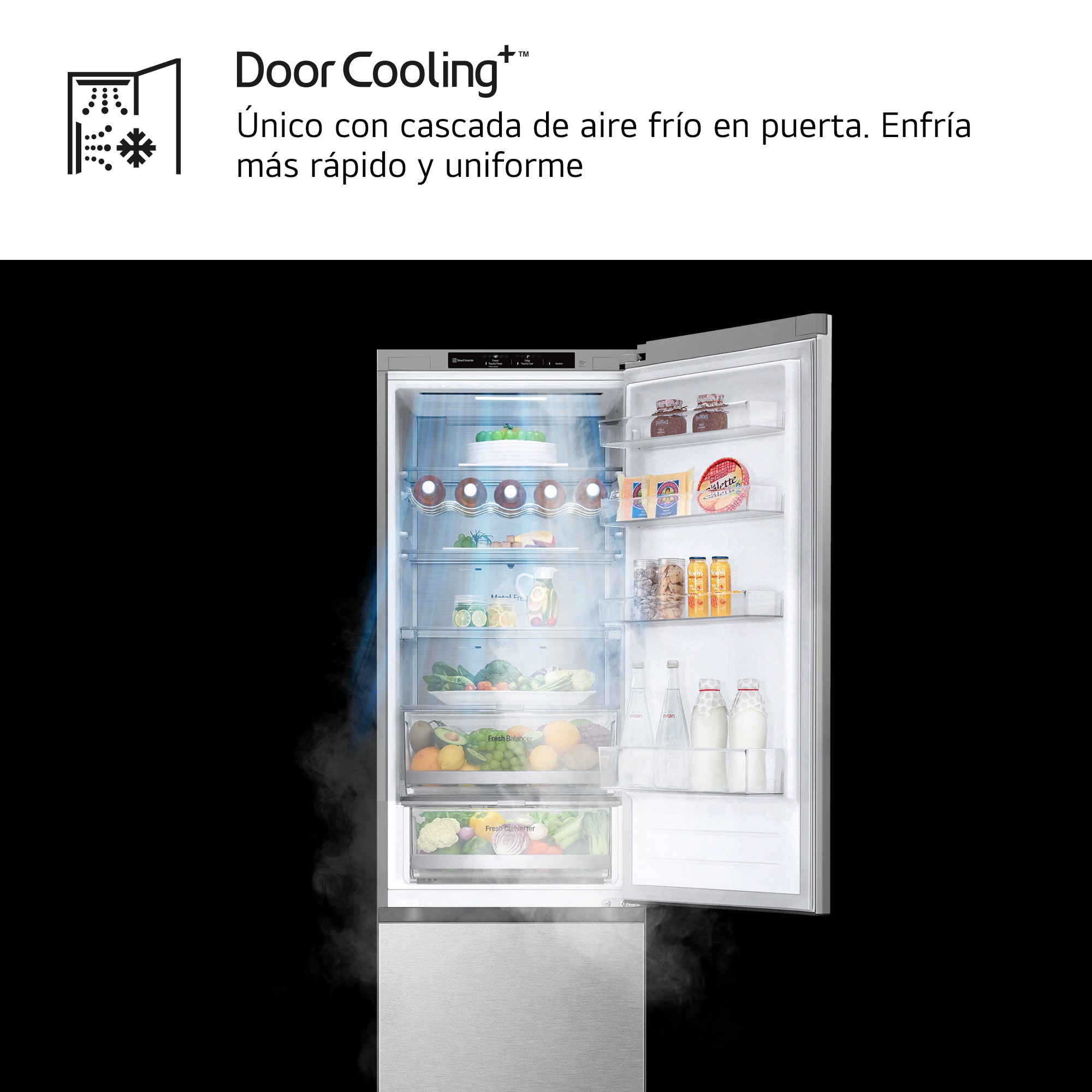 Thumbnail 6 de LG Frigorífico Combi Door Cooling+ GBV7280AMB ❄️