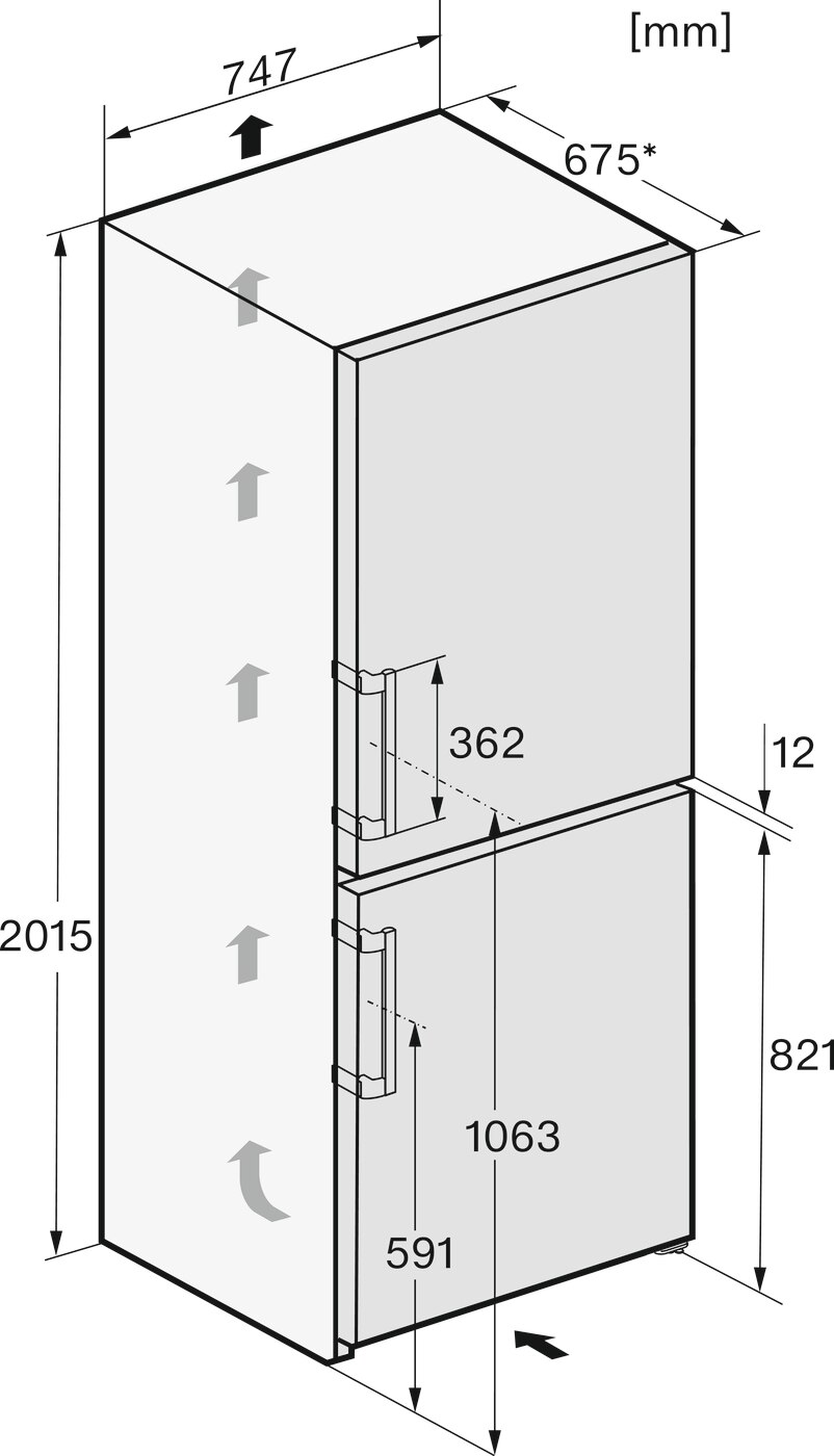 Frigorífico Combinado Miele KFN4796CD DailyFresh e NoFrost e de 201,5 cm - Inox CleanSteel Inox-8