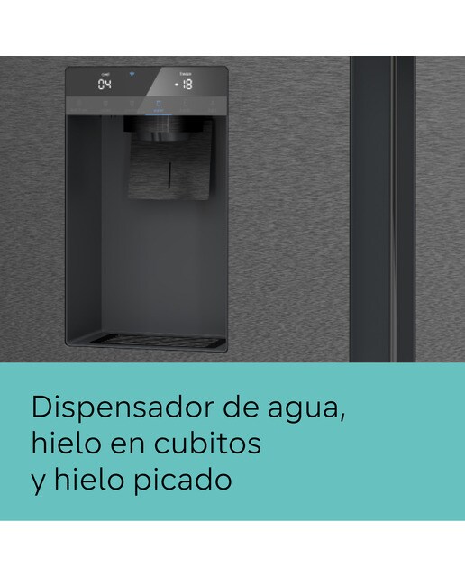 Frigorífico Americano Siemens KF96DPXEA Total No Frost com Dispensador Dark-7