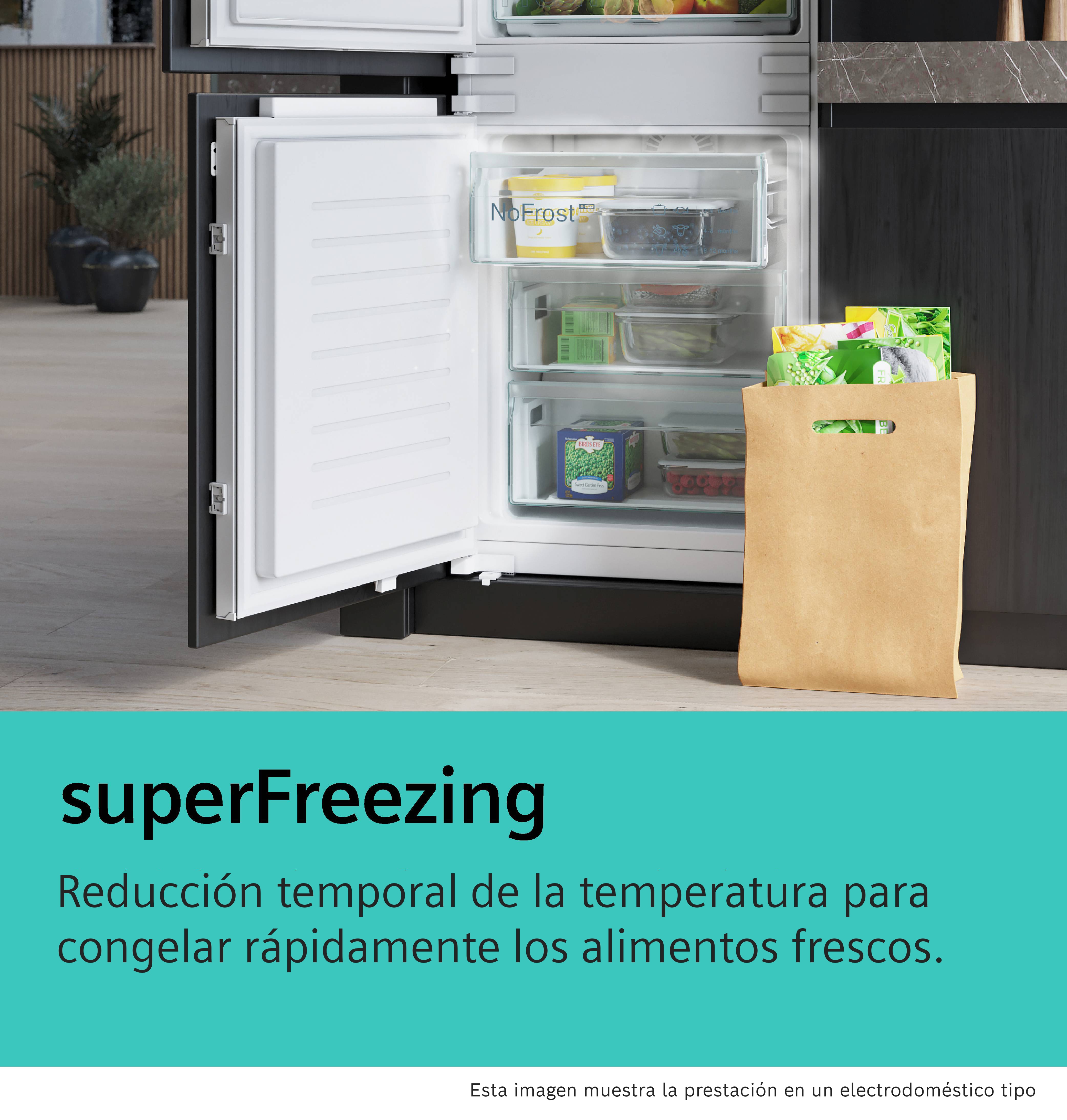 Frigorífico Combinado Siemens KG36NXXBF Total No Frost e de 186 cm - Black Inox Black Inox-12