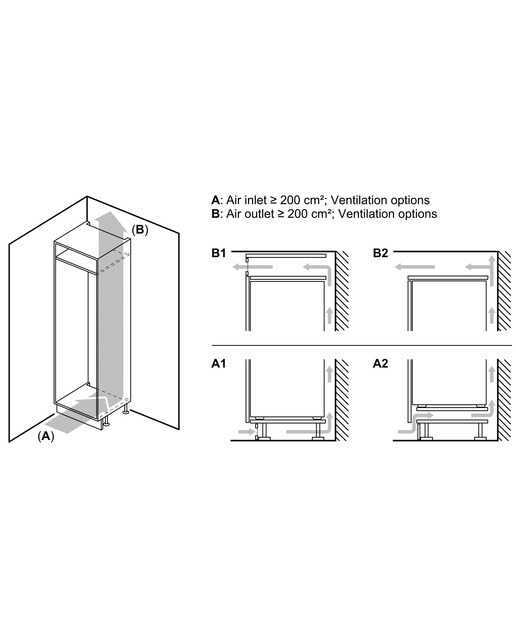 Frigorífico Combinado Encastrável Siemens KB96NVSE0 NoFrost e Home Connect e de 193,5 cm - Branco Branco-10
