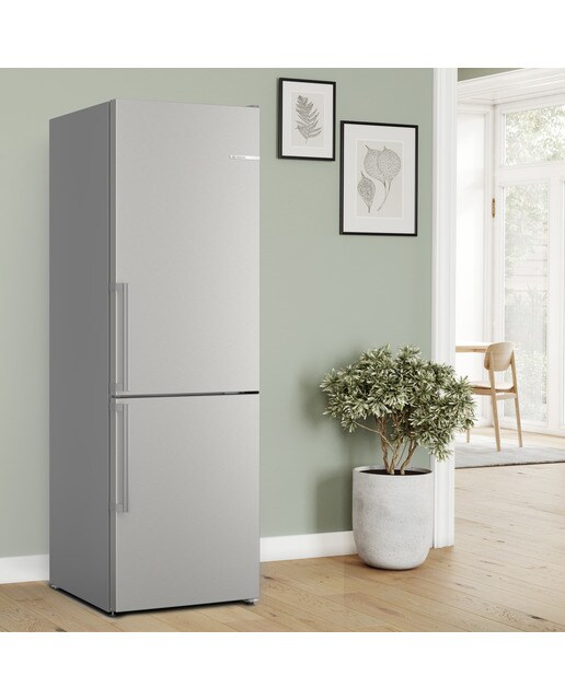Frigorífico Combinado Bosch Serie 4 KGN36VIBT Tecnologia Inverter, Total No Frost e de 186 cm - Inox Antidedadas Inox anti marcas-5