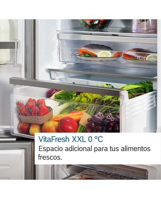 Frigorífico Combinado Bosch Serie 4 KGN36VIBT Tecnologia Inverter, Total No Frost e de 186 cm - Inox Antidedadas Inox anti marcas-13