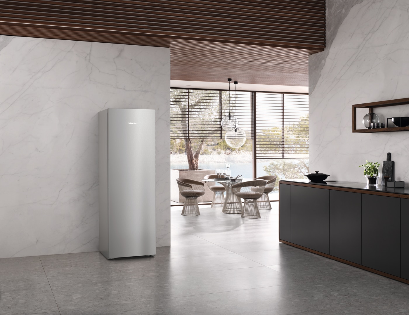 Frigorífico de 1 Porta Miele KS 4383 D D EL Daily Fresh, DynaCool e Side-by-Side e de 185,5 cm - Aço Inoxidável Inox-6