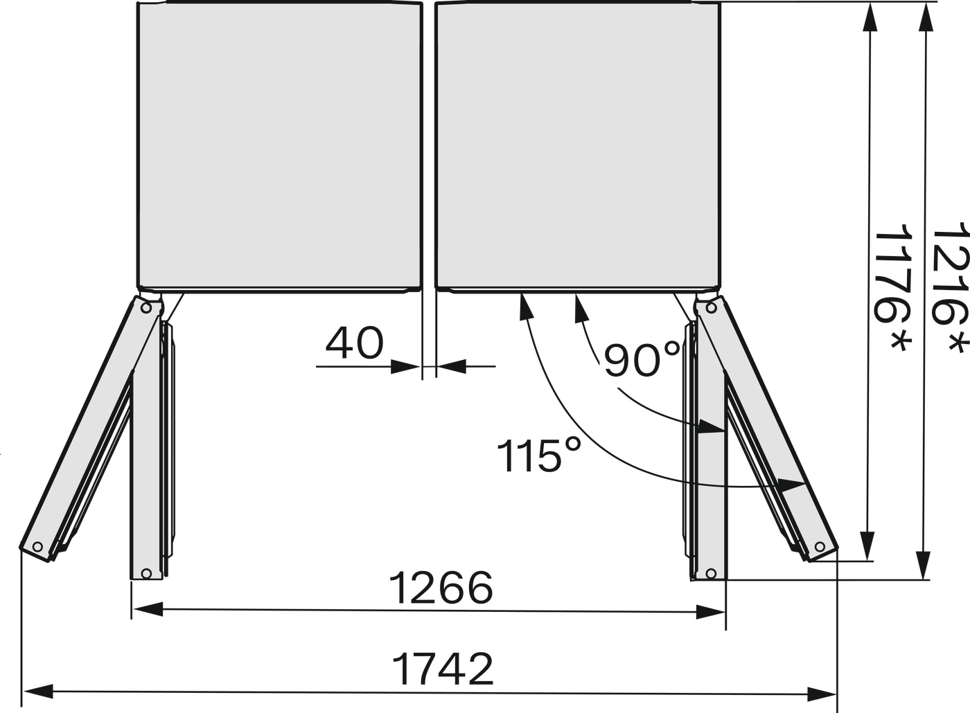 Frigorífico de 1 Porta Miele KS 4383 D D EL Daily Fresh, DynaCool e Side-by-Side e de 185,5 cm - Aço Inoxidável Inox-9