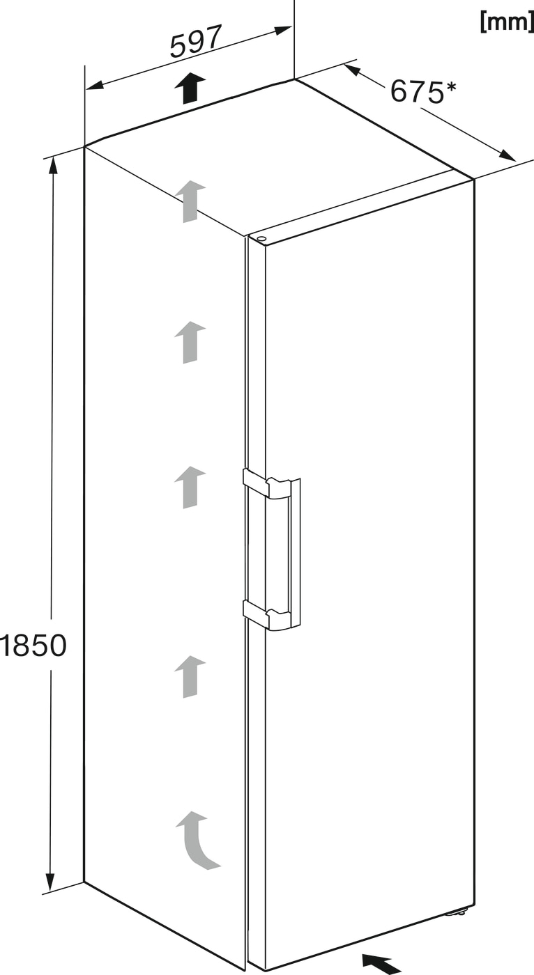 Frigorífico de 1 Porta Miele KS 4383 D D EL Daily Fresh, DynaCool e Side-by-Side e de 185,5 cm - Aço Inoxidável Inox-11