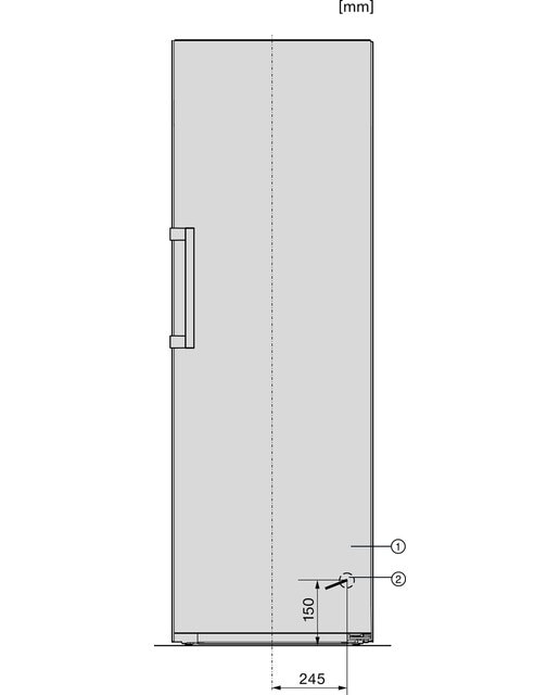 Frigorífico de 1 Porta Miele KS 4783 DD BST DailyFresh e Side-by-Side e de 185,5 cm - Porta Blacksteel Aço preto-12