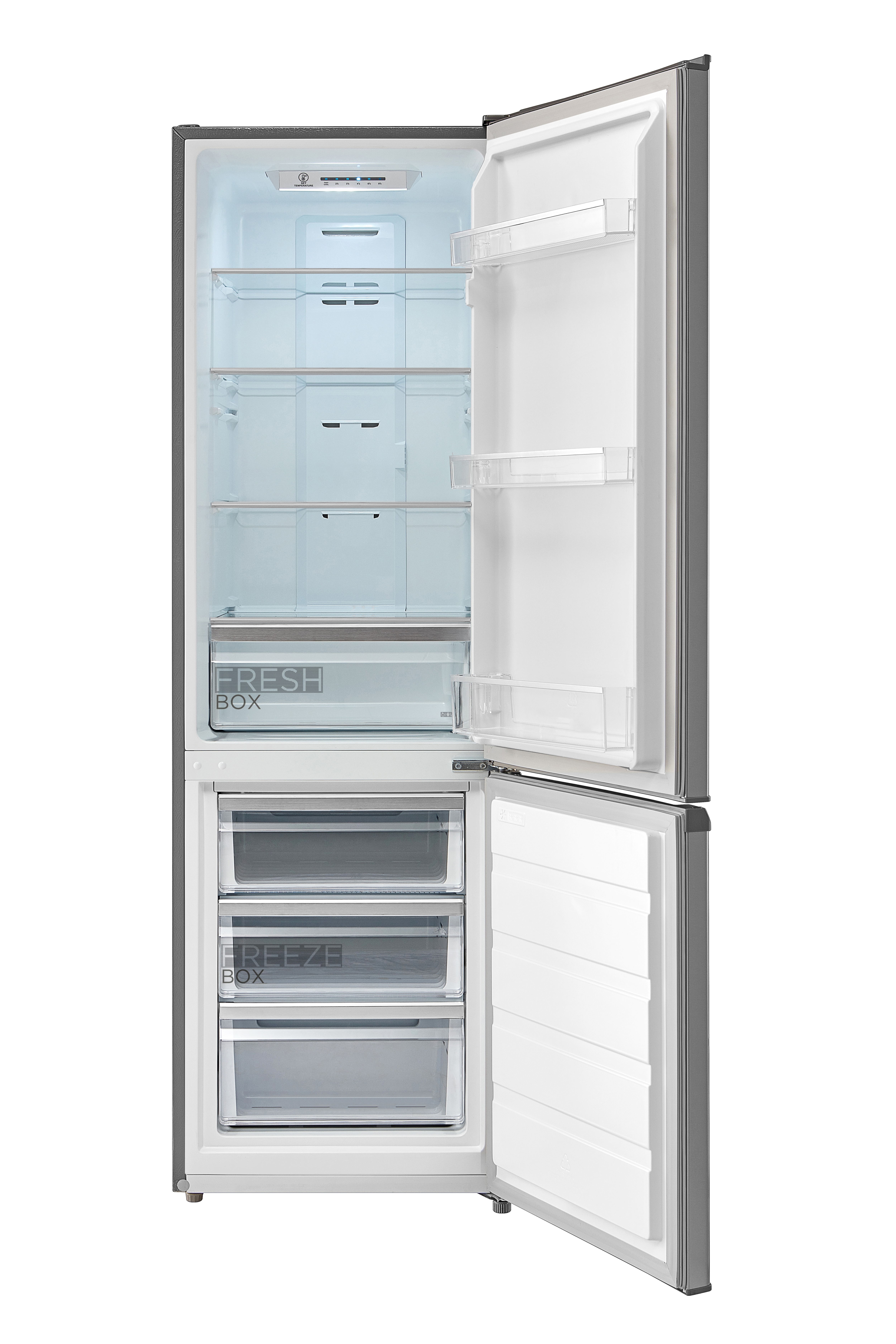Frigorifico combi Midea Total NoFrost -MDRB380FGE02A Inox-3