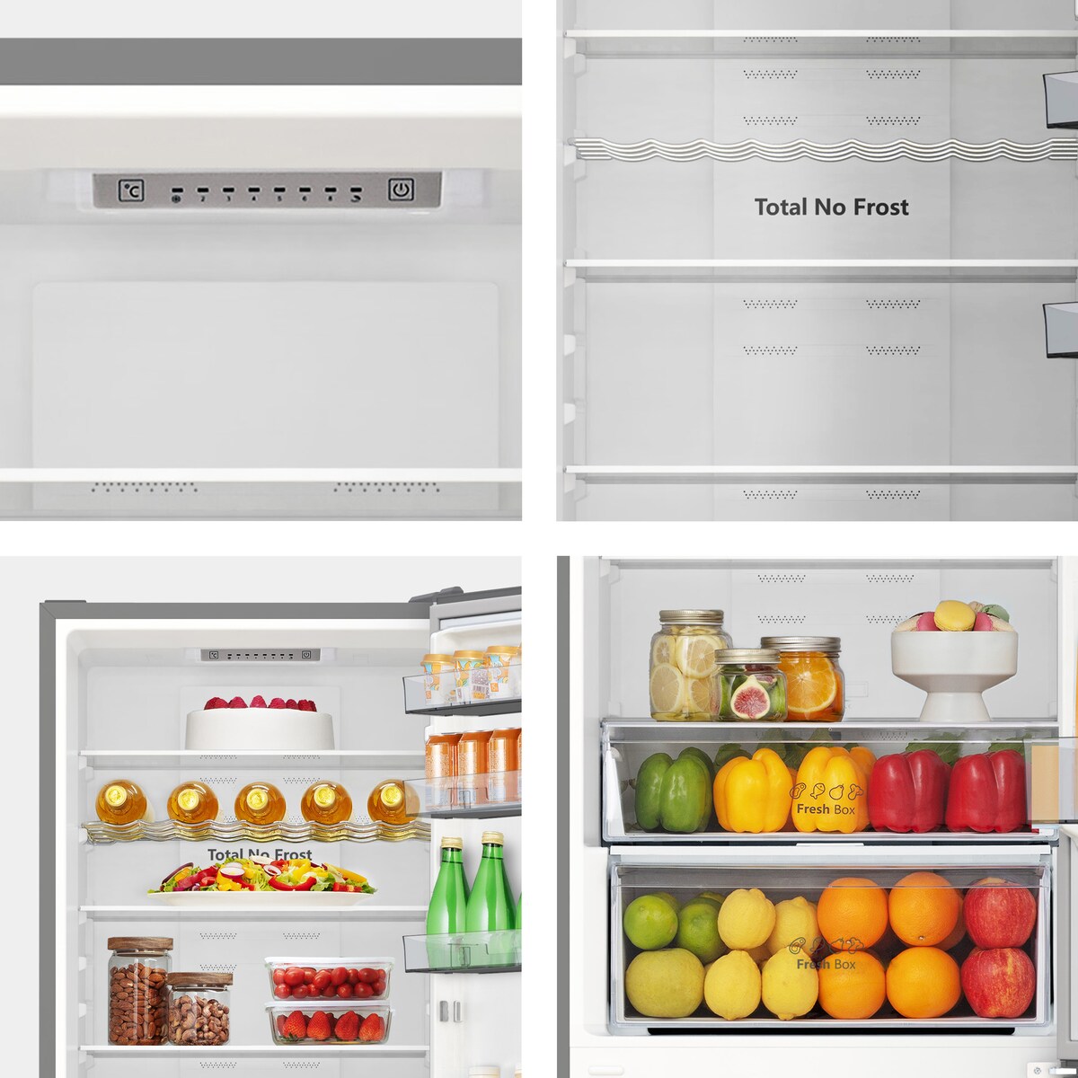 Frigorífico combi Hisense Total No Frost - RB440N4ACC Inox-5