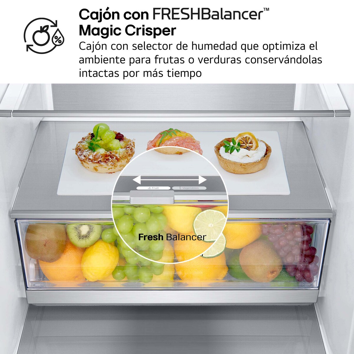 Frigorífico Combinado LG GBV7180CPY Total No Frost, Door Cooling+ e de 186 cm - Inox Inox anti marcas-13