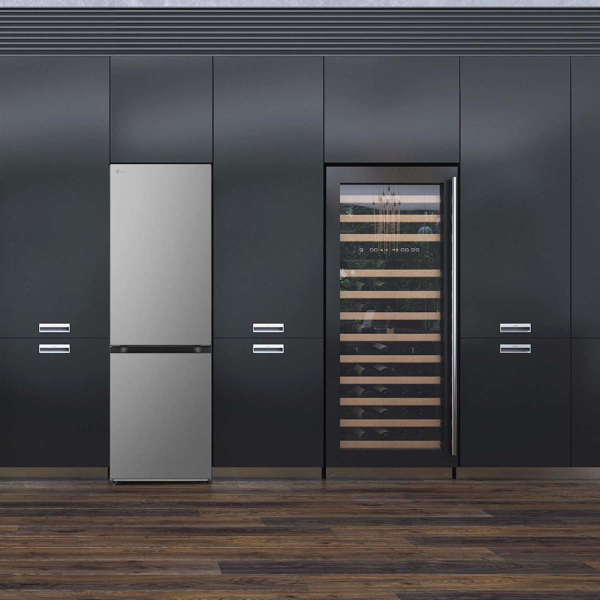 Frigorífico Combinado LG GBV7180CPY Total No Frost, Door Cooling+ e de 186 cm - Inox Inox anti marcas-21