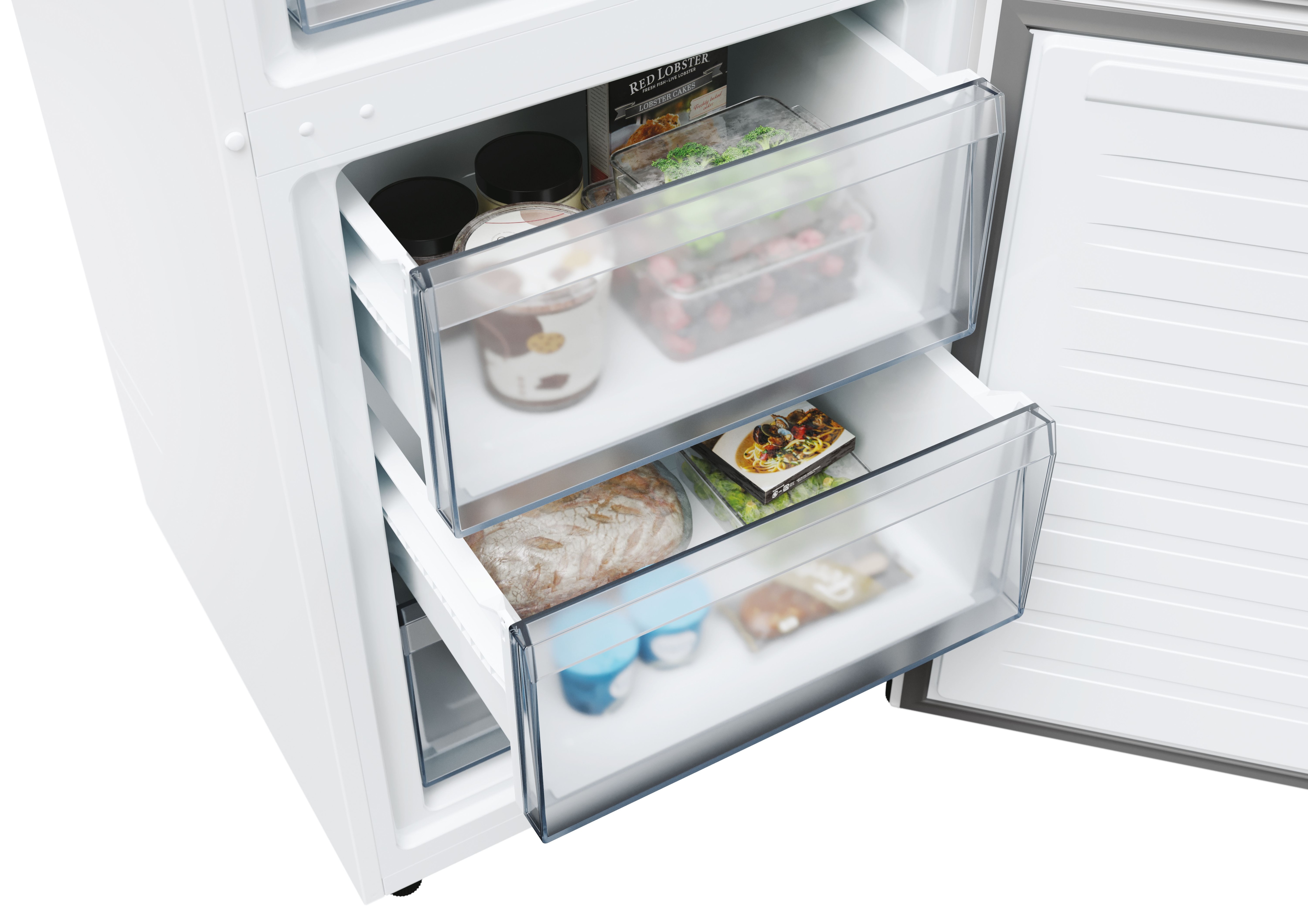 Frigorífico combi Candy Total No Frost Circle+ 1,85m de alto Fresco - CNCQ2T618EW Blanco-10