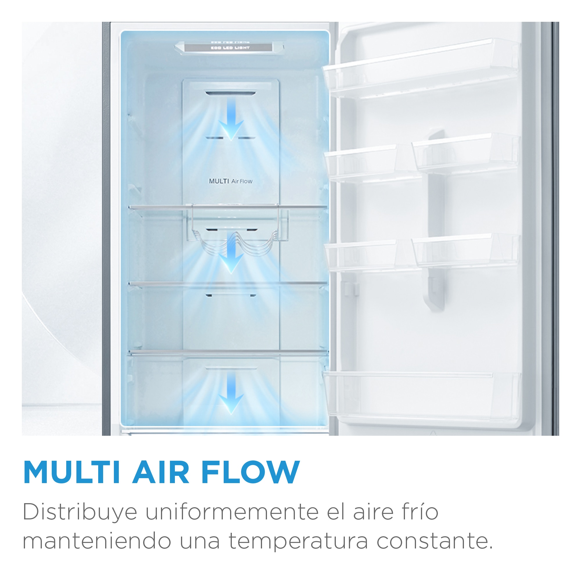 Frigorífico combi Midea Total No Frost - MDRB489FGE02OE Inox-4