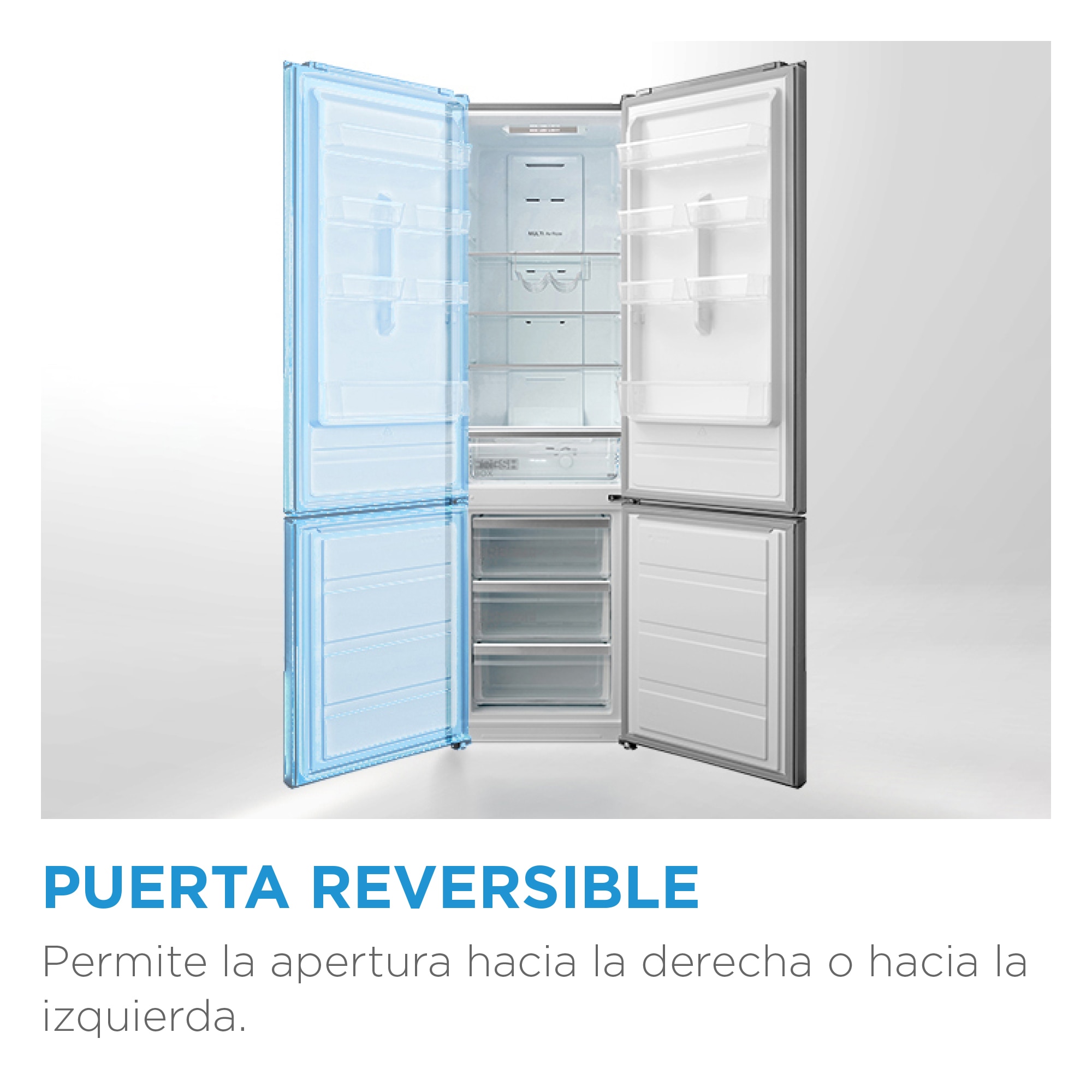 Frigorífico combi Midea Total No Frost - MDRB489FGE02OE Inox-7