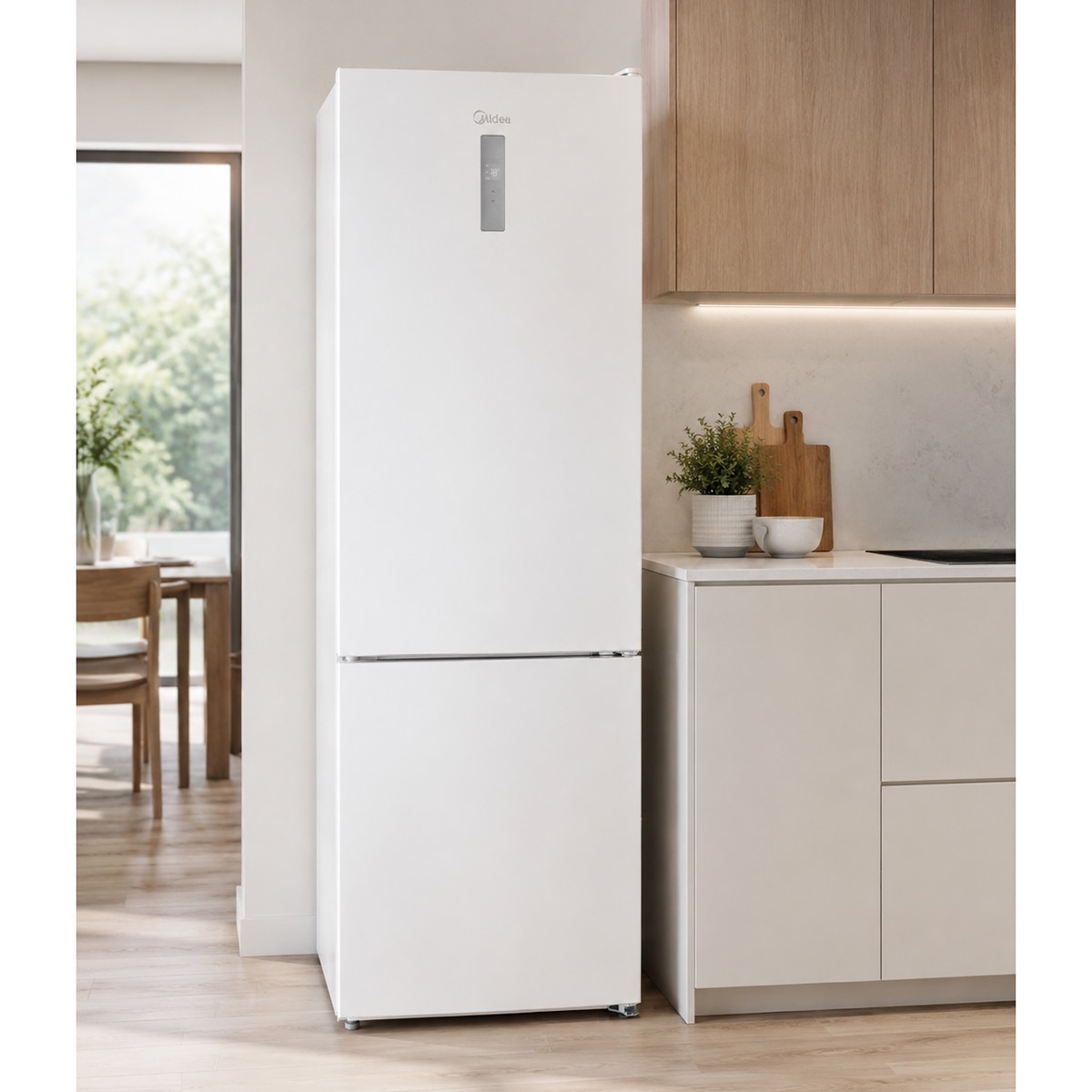 Frigorífico Combinado Midea MDRB489FGE01OE Total No Frost e de 201 cm - Branco Branco-10