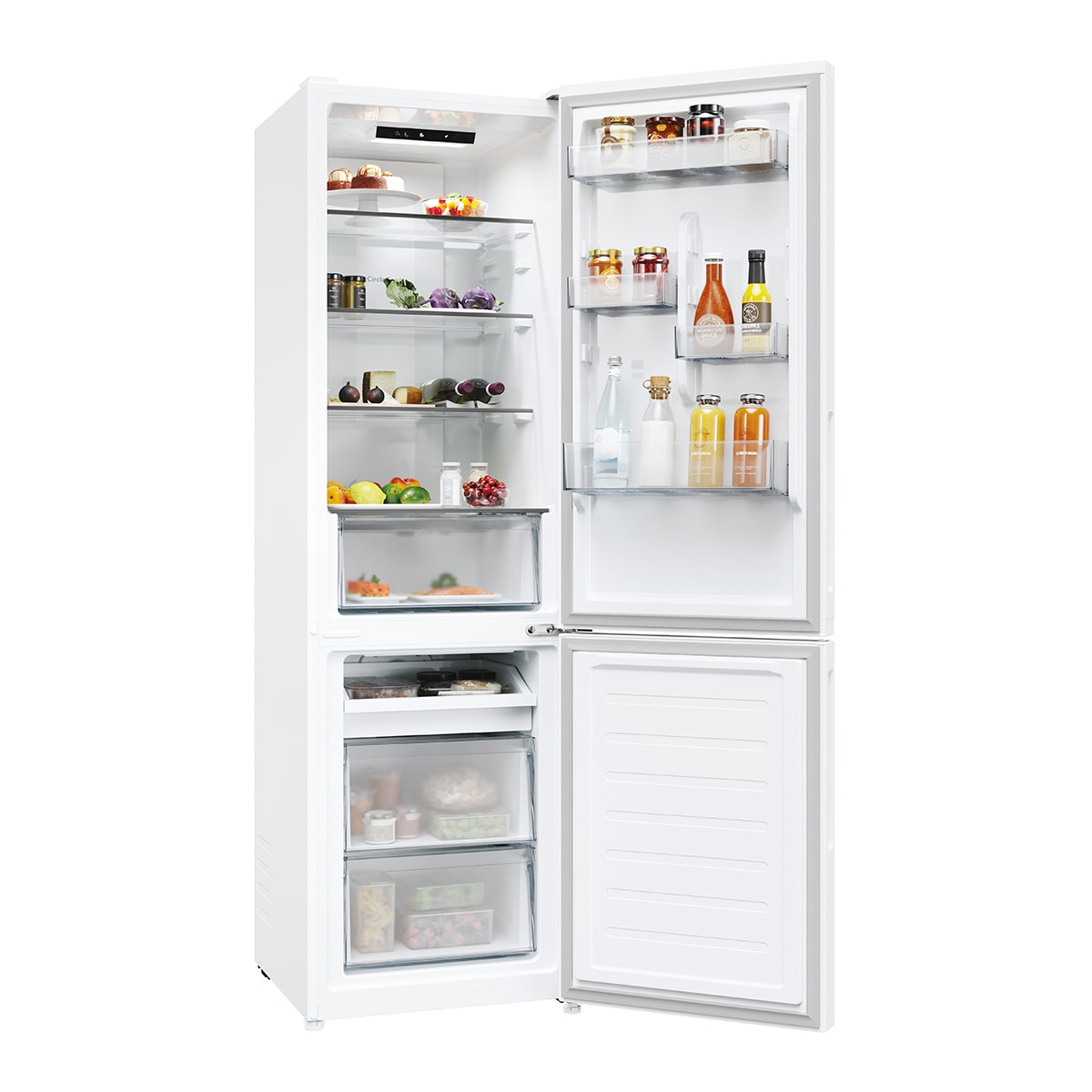 Frigorífico combi Candy Total No Frost City Fresco 300 - CNCQ2T518EW Blanco-4