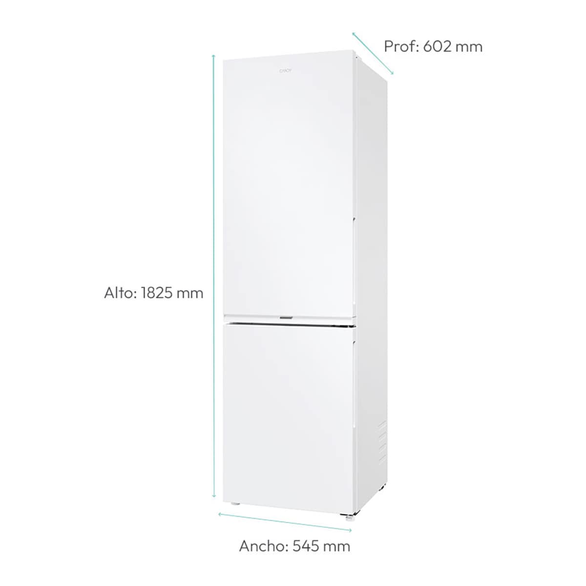 Frigorífico combi Candy Total No Frost City Fresco 300 - CNCQ2T518EW Blanco-5