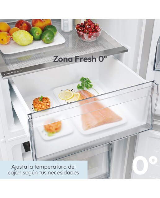 Frigorífico Combinado Candy City Fresco 300 CNCQ2T518EW No Frost e de 182,5 cm - Branco Branco-9
