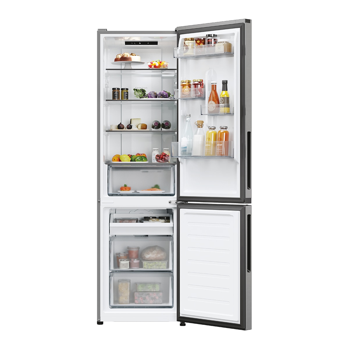 Frigorífico combi Candy Total No Frost City Fresco 300 - CNCQ2T518EX Inox-3