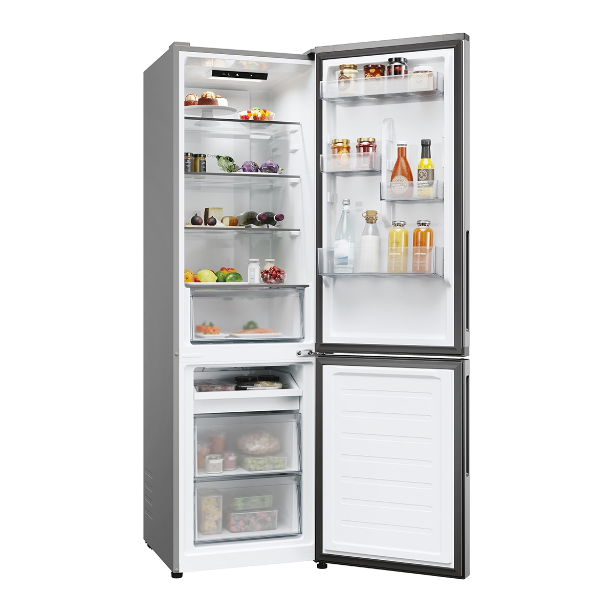 Frigorífico combi Candy Total No Frost City Fresco 300 - CNCQ2T518EX Inox-4