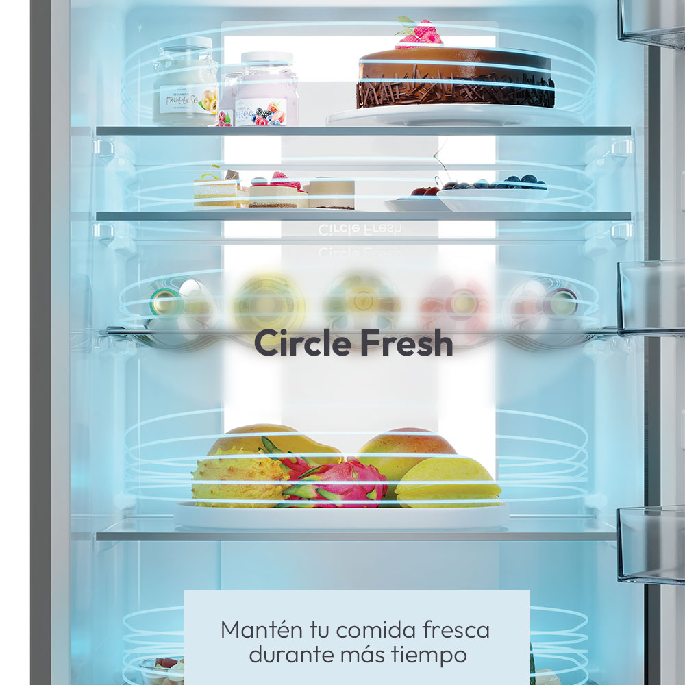 Frigorífico combi Candy Total No Frost Fresco 500 - ECN4CQTEX186 Inox-6