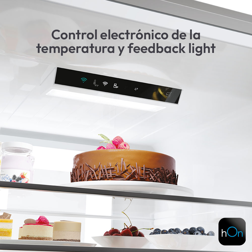 Frigorífico combi Candy Total No Frost Fresco 500 - ECN4CQTEX186 Inox-9