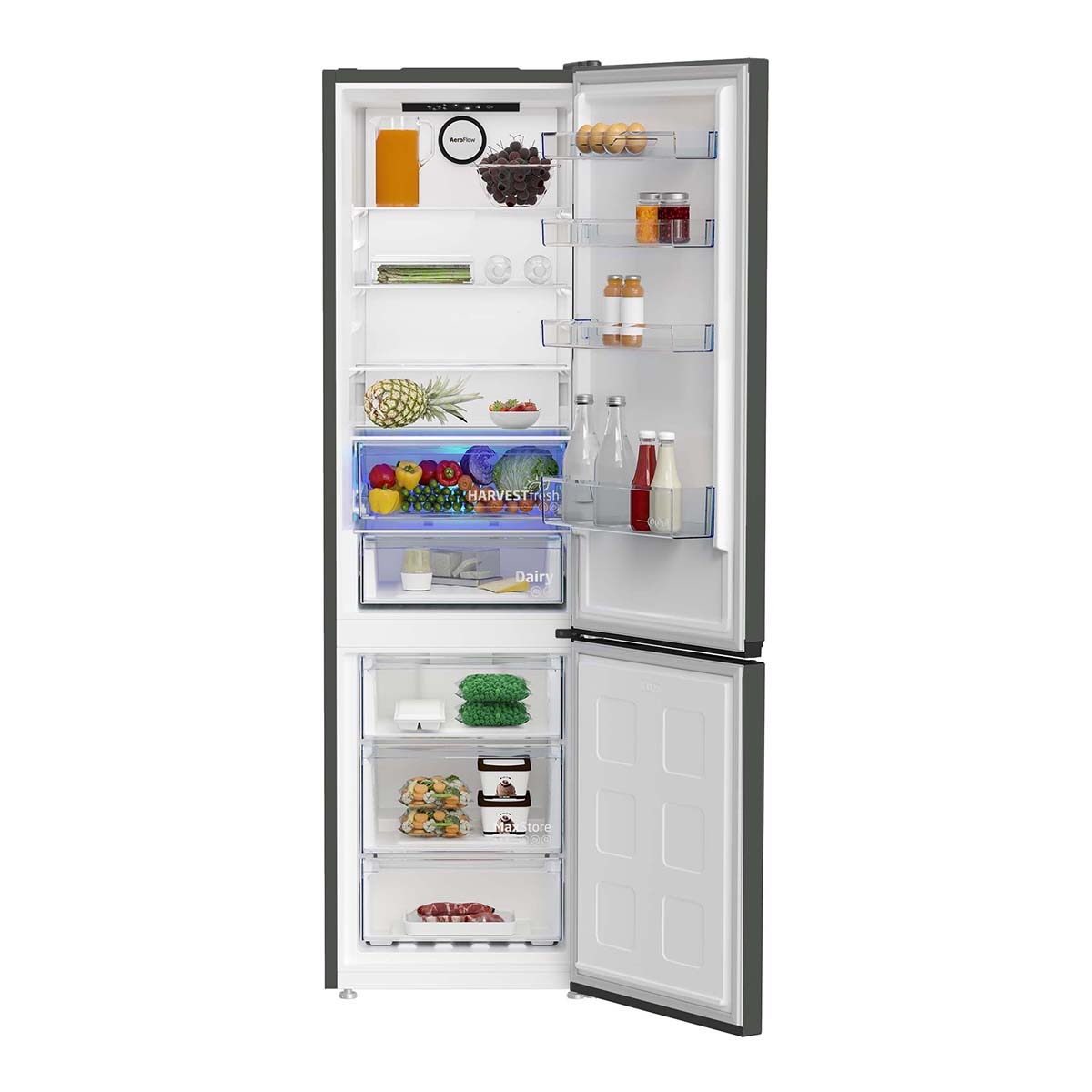Frigorífico combi Beko NeoFrost Dual Cooling, AeroFlow - B5RCNE405HG2 Inox-7