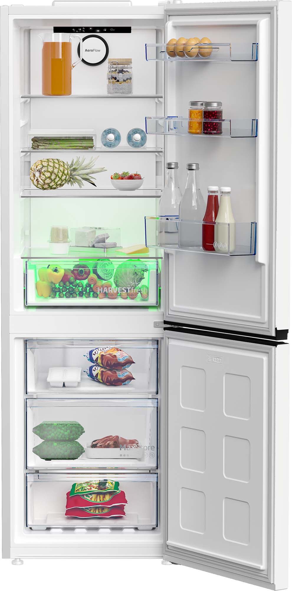 Frigorífico combi Beko neoFrost, AeroFlow - B5RCNE365HW - Blanco Blanco-19