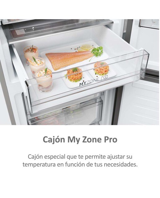 Frigorífico Combinado Haier 2D 60 Series 5 Pro HDPW5618DNPK No Frost, Wifi e de 185 cm - Prata Inox-10