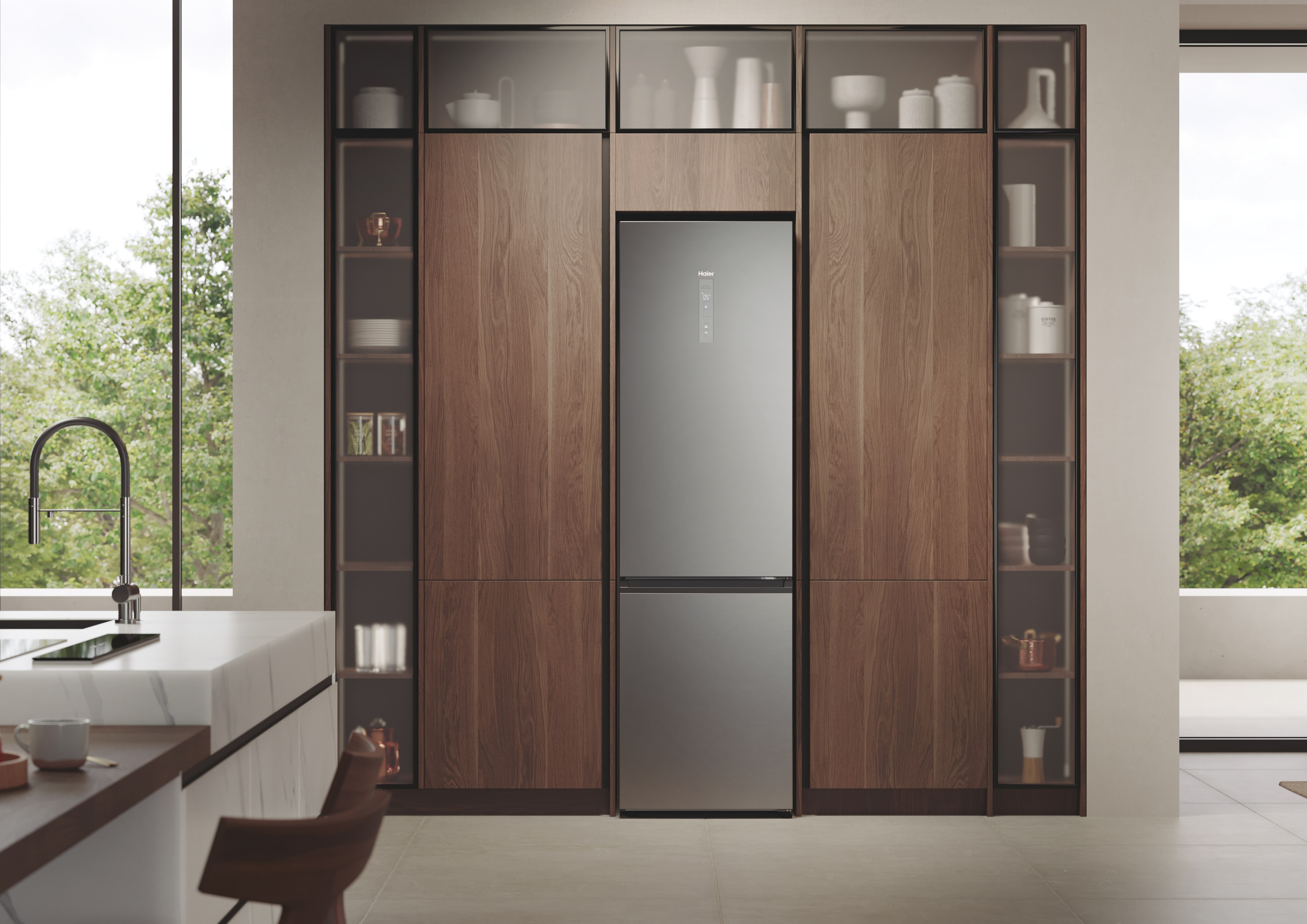 Frigorífico Combi Haier Total No Frost con WIFI 2D 60 Series 7 Pro - HDPW7620AANPK Inox-14