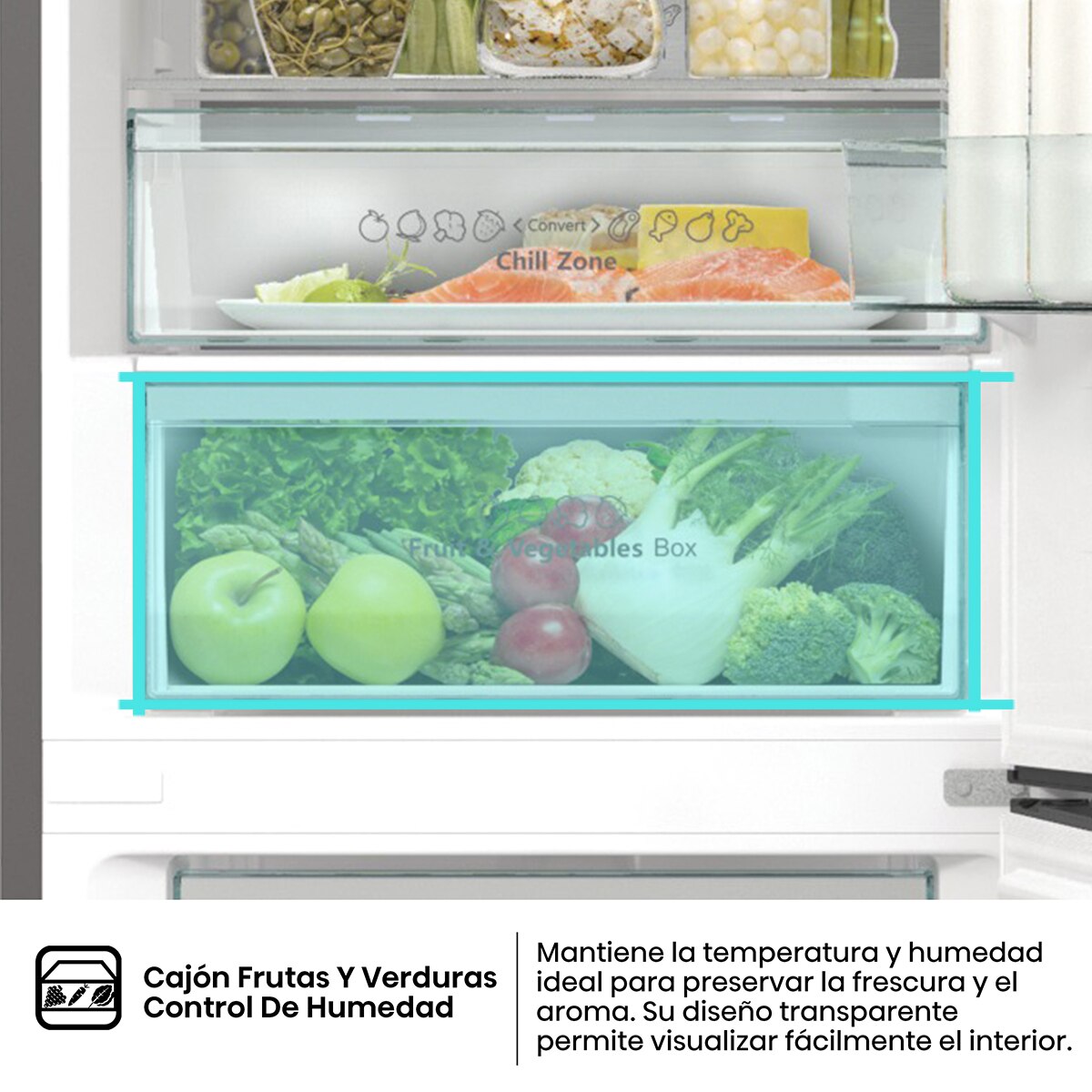 Frigorífico combi Hisense No Frost, WiFi - RB470N4SIA Inox-9