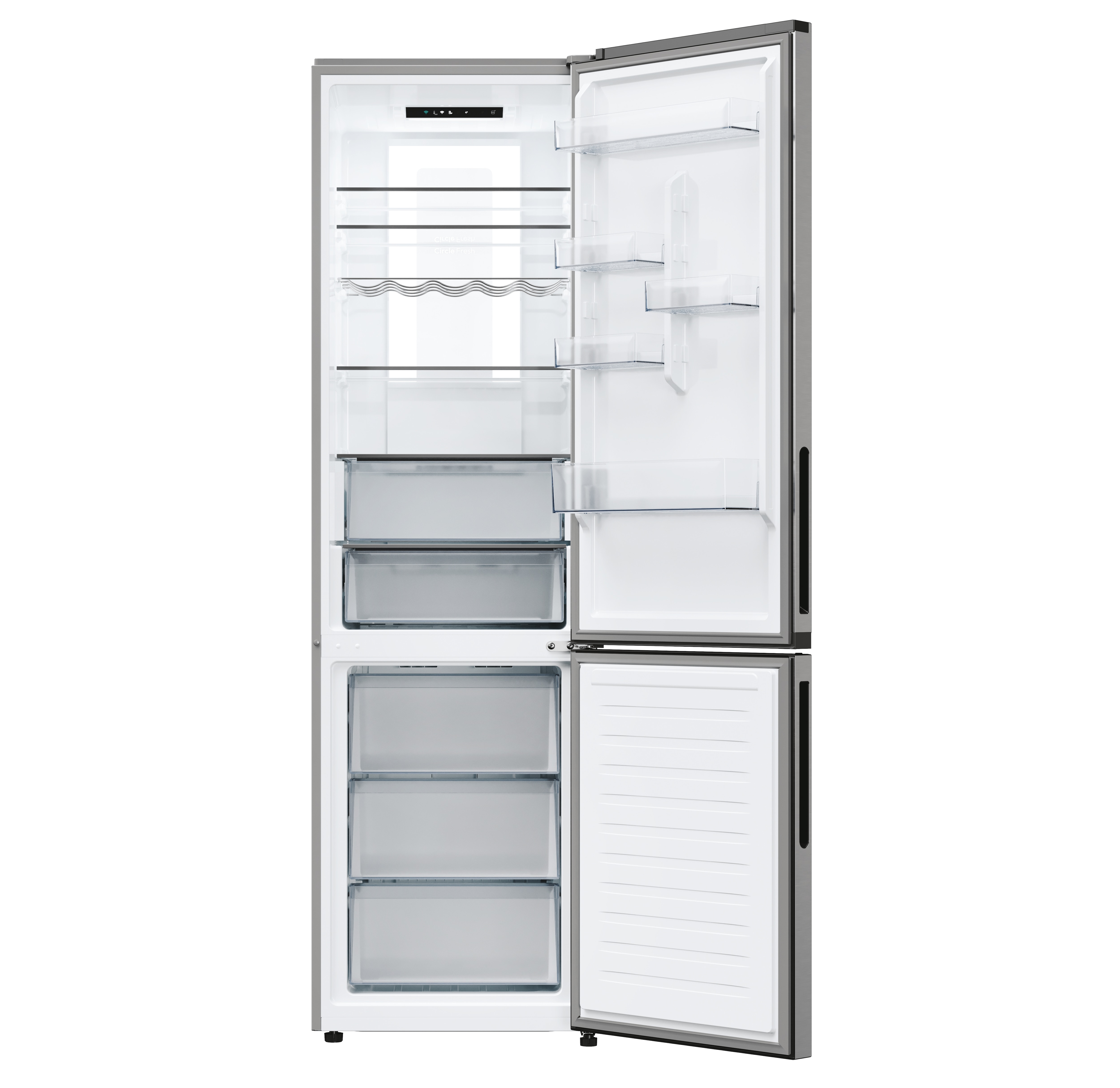 Frigorífico combi Candy Total No Frost Circle - CNCQ4T620CX 4