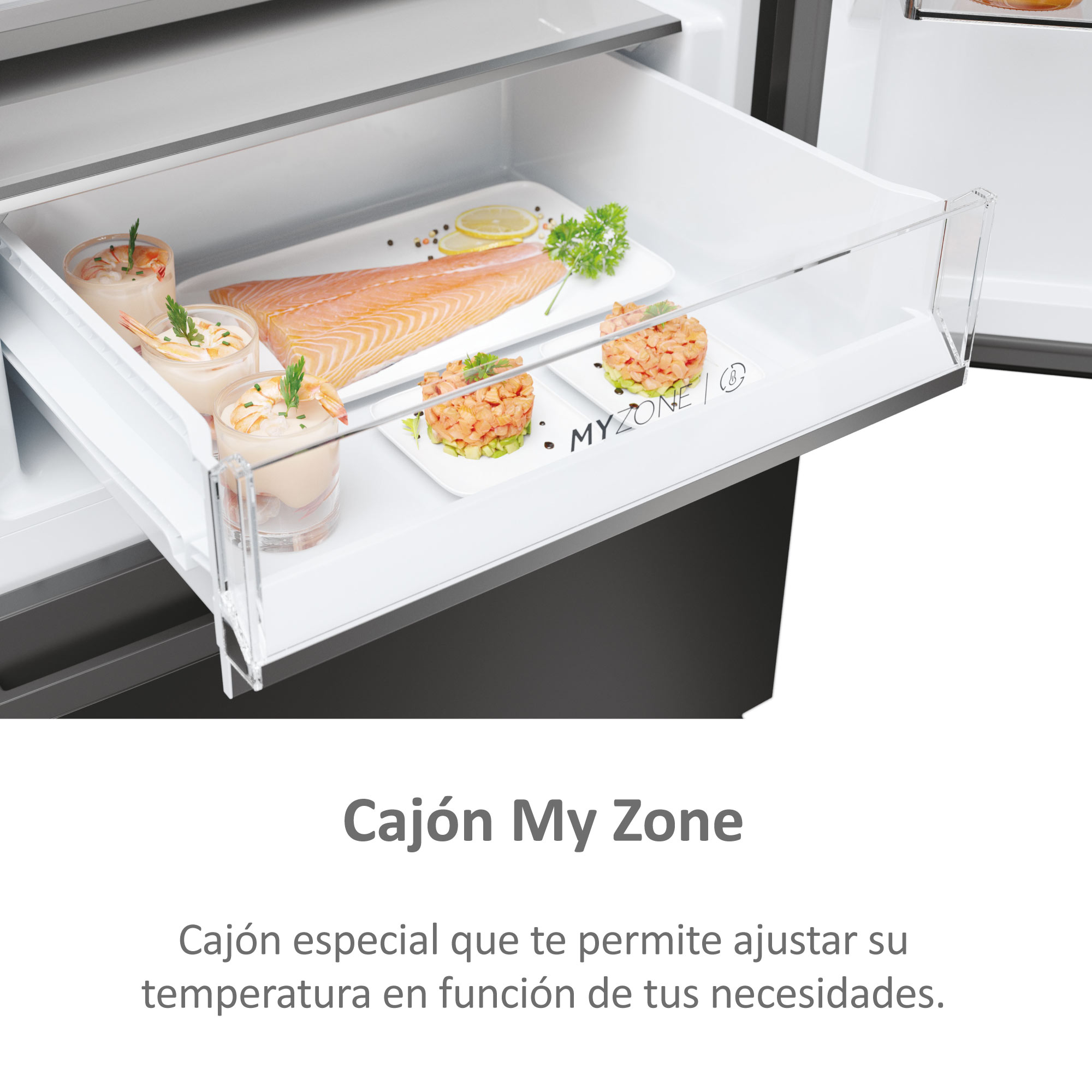 Frigorífico Combi Haier Total No Frost con WIFI 3D 60 Series 5 - HTW5618DNPT - Negro Negro-9