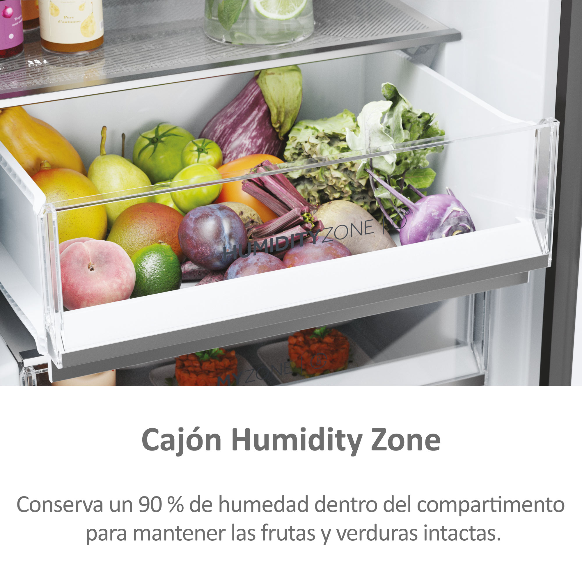 Frigorífico Combi Haier Total No Frost con WIFI 3D 60 Series 5 - HTW5618DNPT - Negro Negro-10