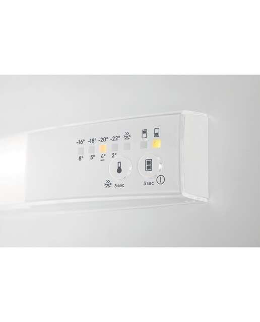 Frigorífico Combinado Encastrável AEG SCB618E6TS No Frost + Ventilador, Twintech e de 177,2 cm - Branco Branco-4