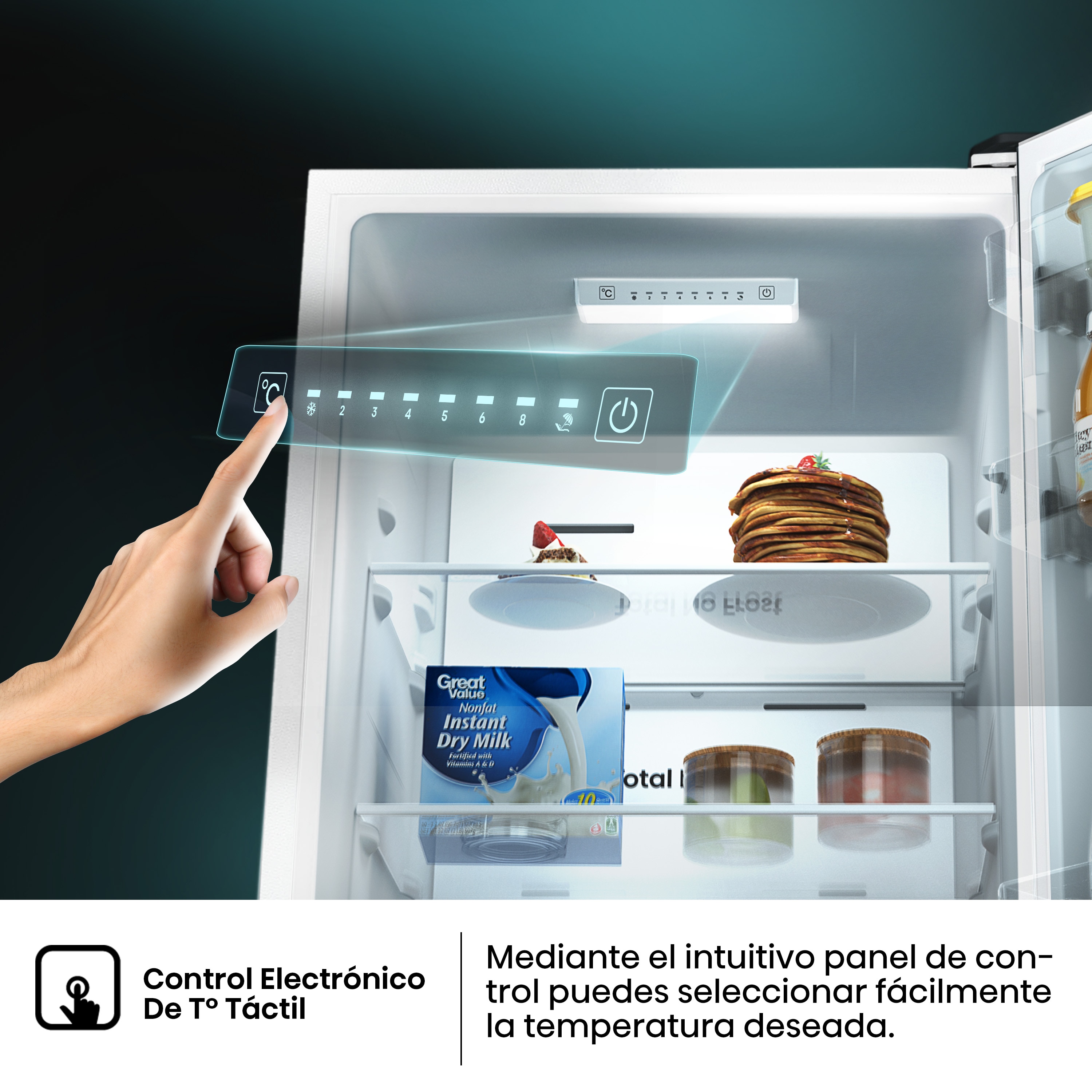 Frigorífico combi Hisense Total No Frost - RB329N4AWE Blanco-11
