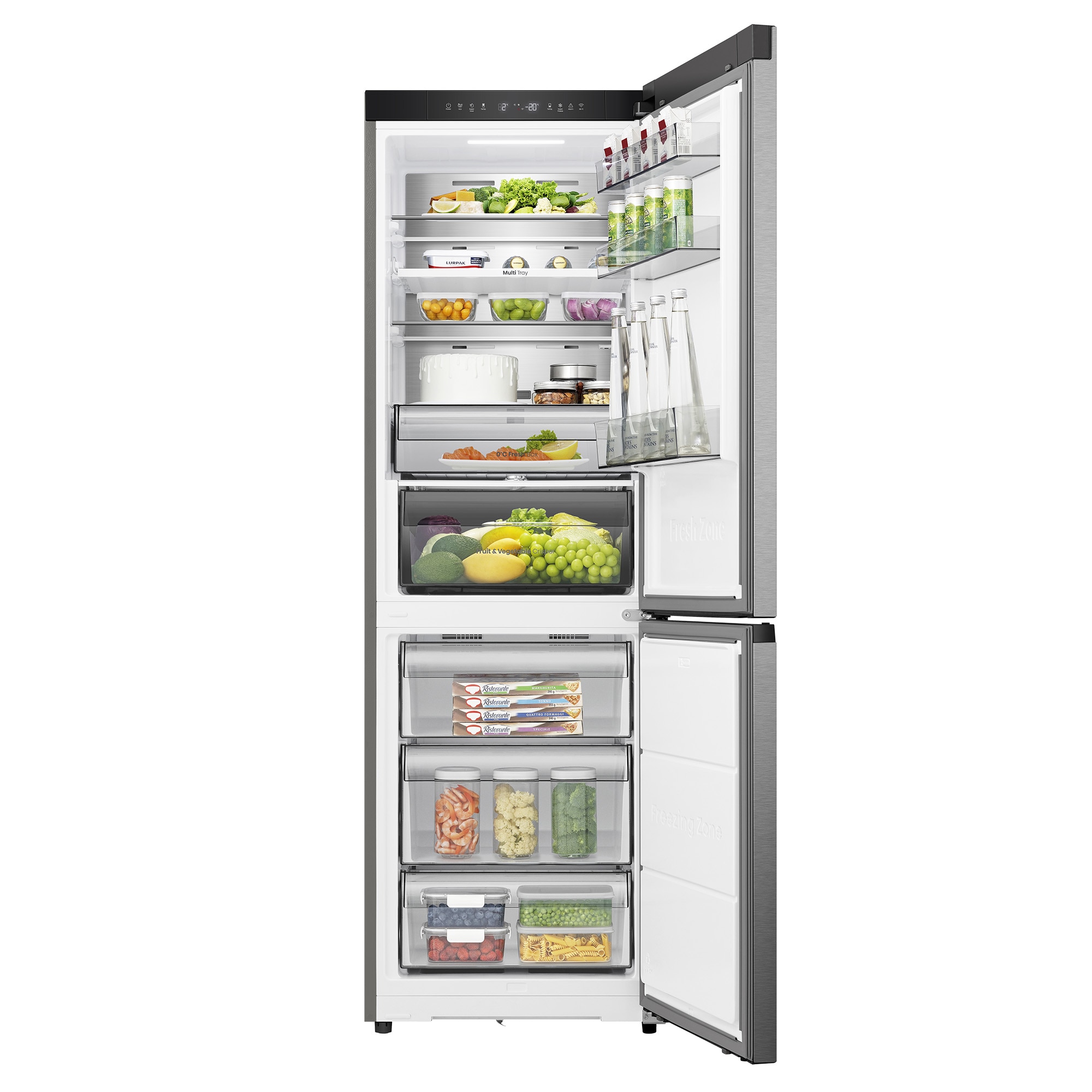 Frigorífico combi Hisense Total No Frost serie Kitchen FIT - RB3K330SAIC Inox-8