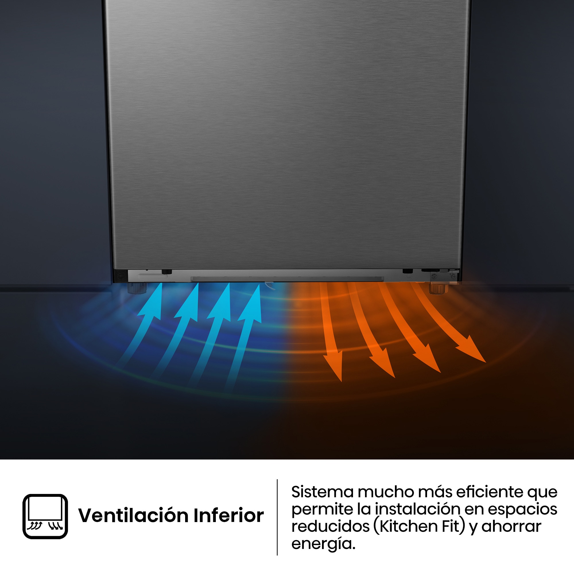Frigorífico combi Hisense Total No Frost serie Kitchen FIT - RB3K330SAIC Inox-11