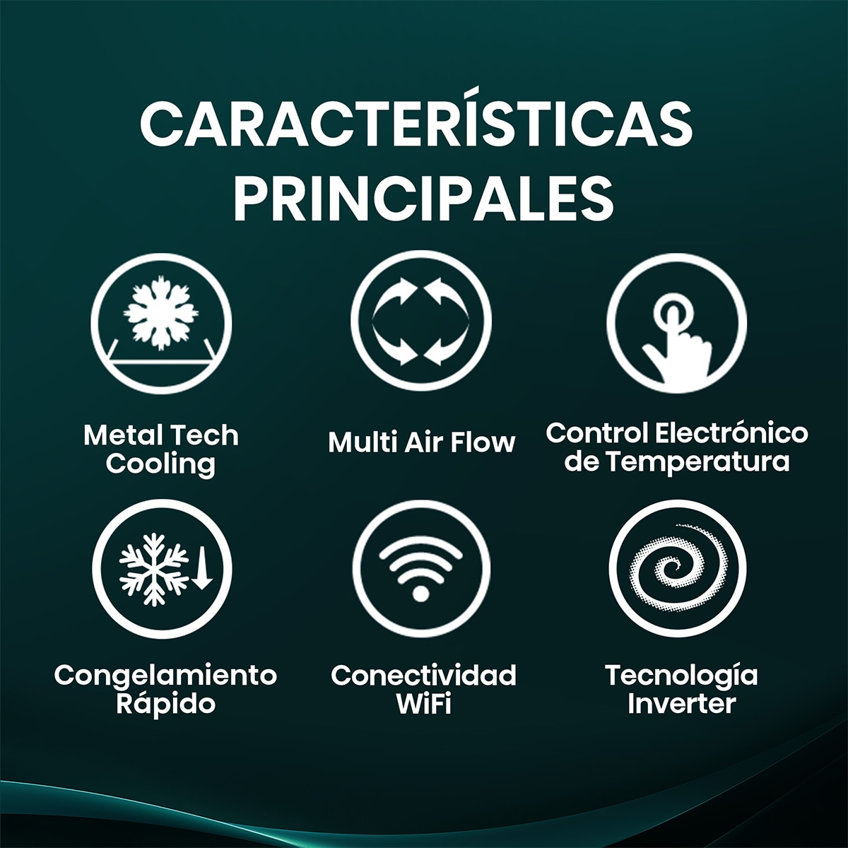Frigorífico combi Hisense Total No Frost con tecnología Inverter - RB5P410SACC Inox-3