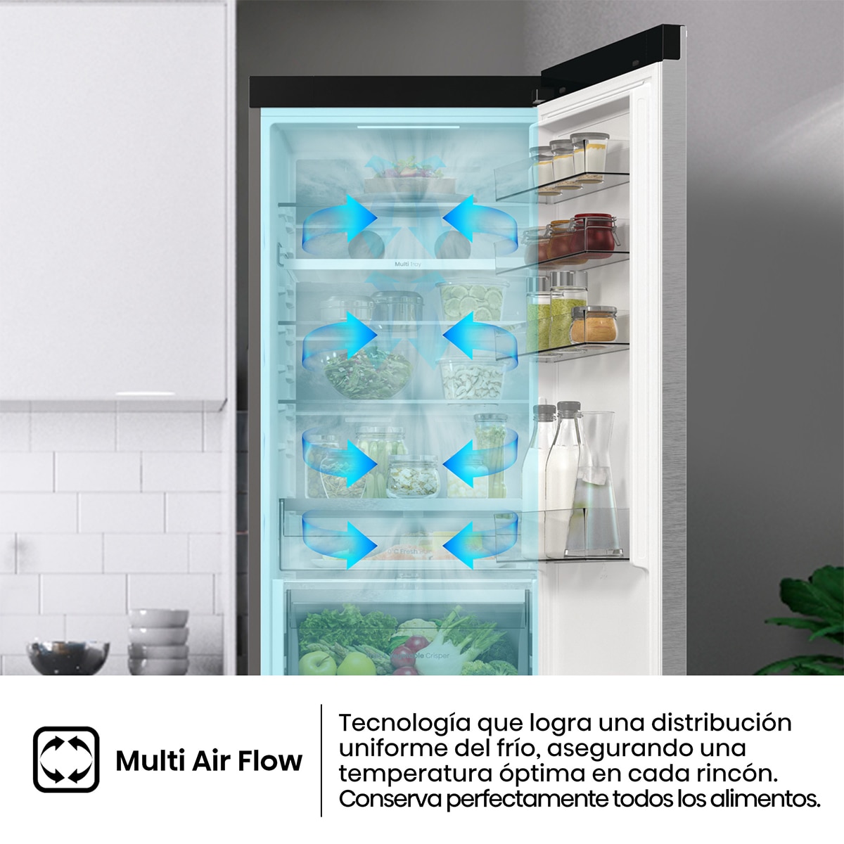 Frigorífico combi Hisense Total No Frost con tecnología Inverter - RB5P410SACC Inox-7
