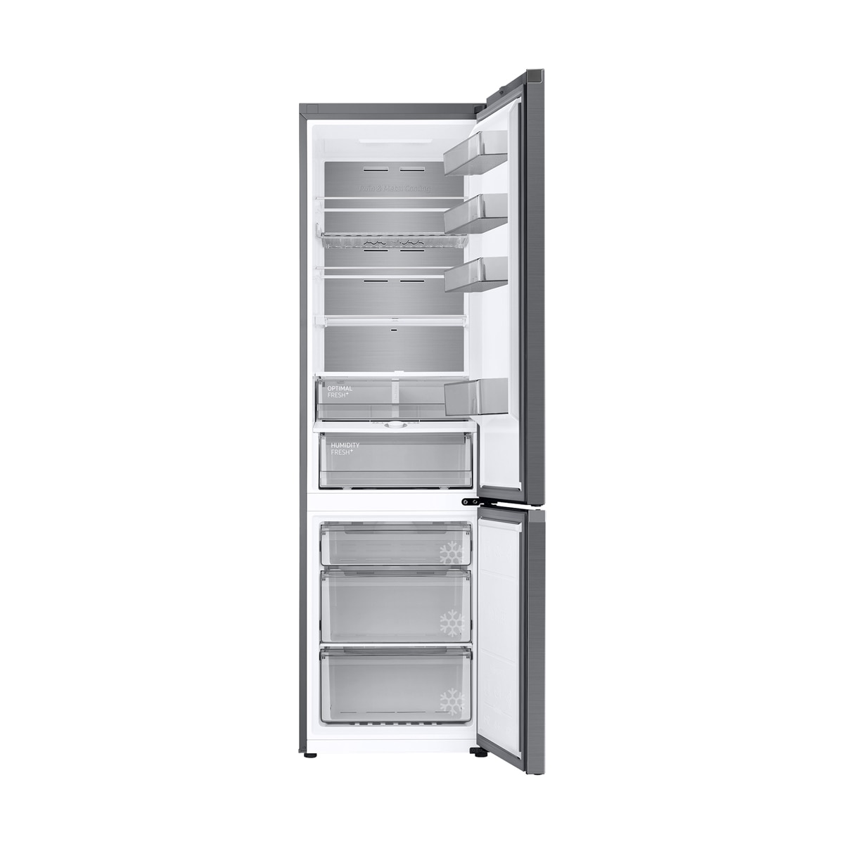 Frigorífico Combi Samsung con IA, Twin Cooling Plus - RB38C776ASR/EF Plata-16